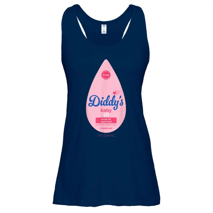 Baby Oil Costume Funny Bottle For Halloween Ladies Essential Flowy Tank