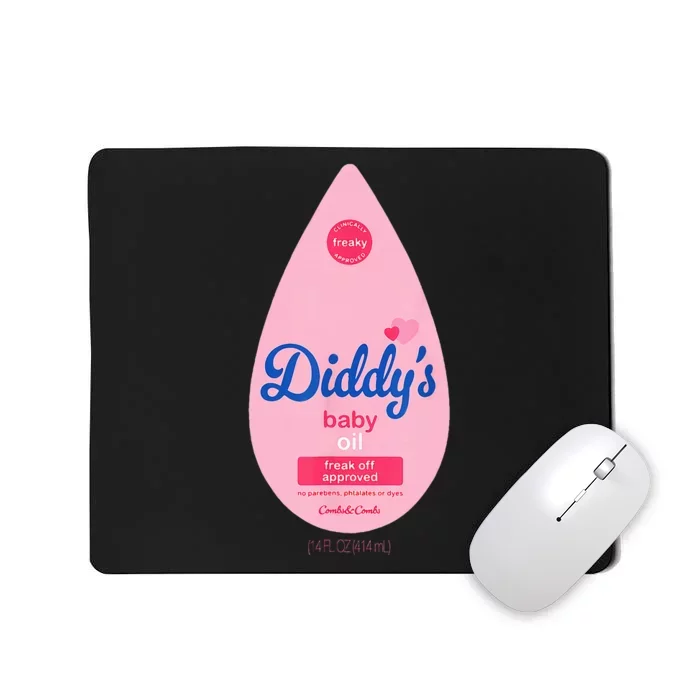 Baby Oil Costume Funny Bottle Halloween Christmas Xmas Mousepad