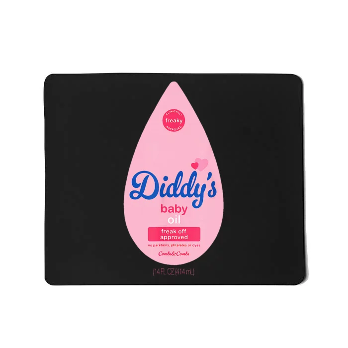 Baby Oil Costume Funny Bottle Halloween Christmas Xmas Mousepad