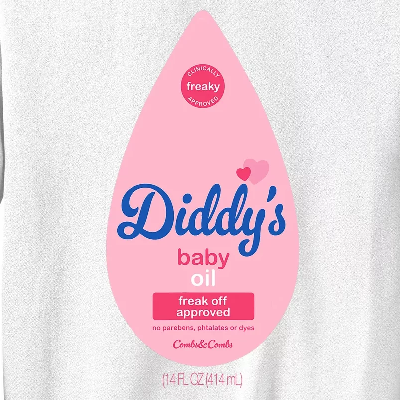 Baby Oil Costume Funny Bottle For Halloween Sweatshirt