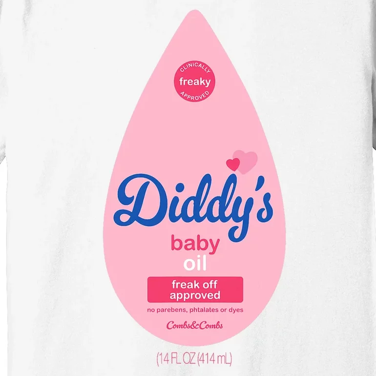 Baby Oil Costume Funny Bottle For Halloween Premium T-Shirt