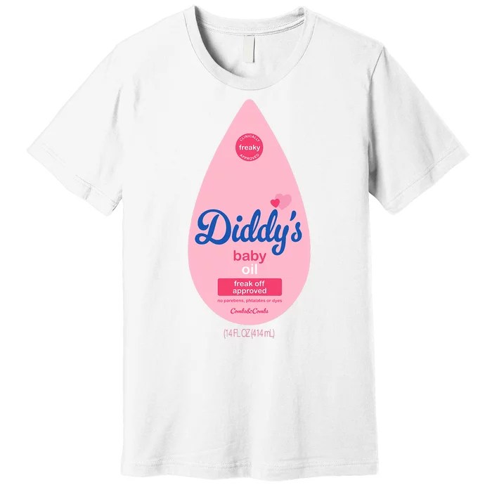 Baby Oil Costume Funny Bottle For Halloween Premium T-Shirt