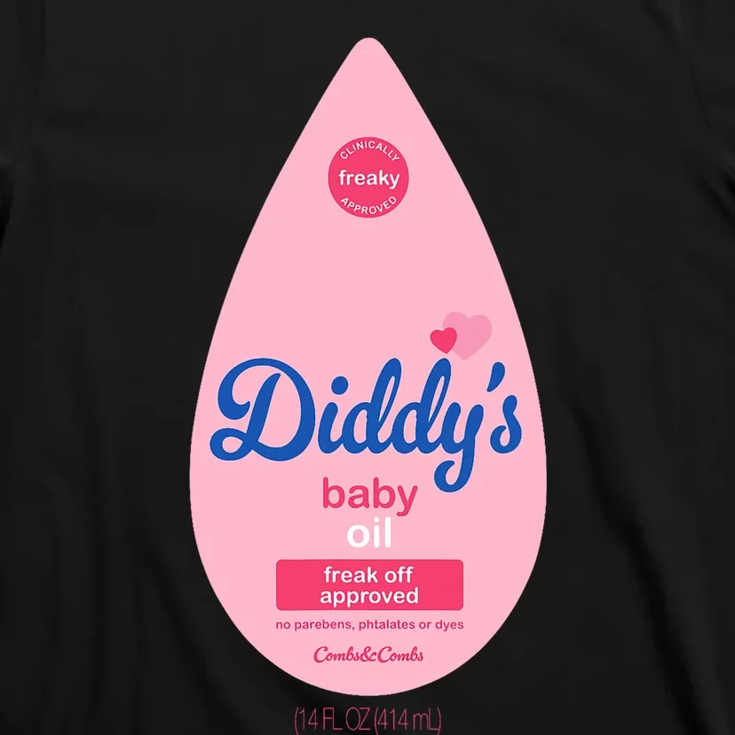 Baby Oil Costume Funny Bottle For Halloween T-Shirt