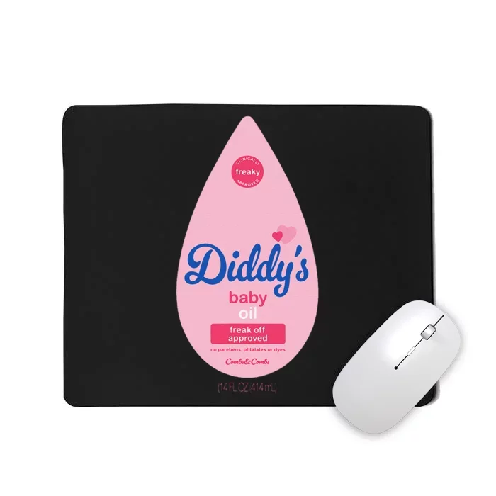 Baby Oil Costume Funny Bottle For Halloween Mousepad