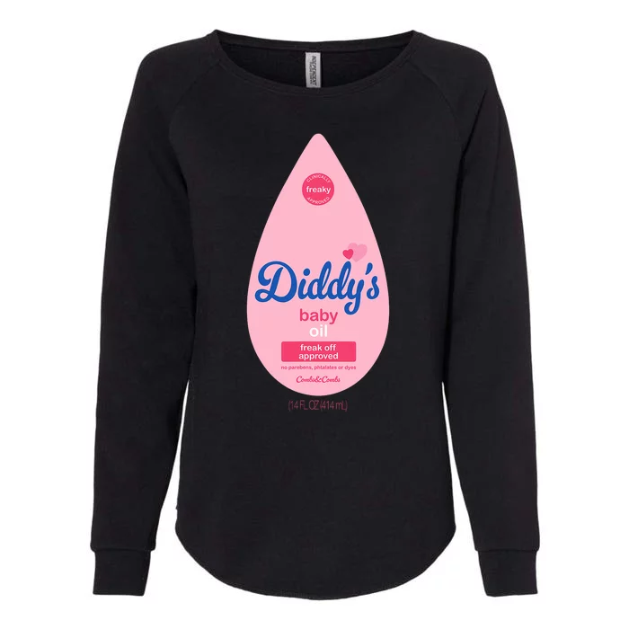 Baby Oil Costume Funny Bottle For Halloween Womens California Wash Sweatshirt