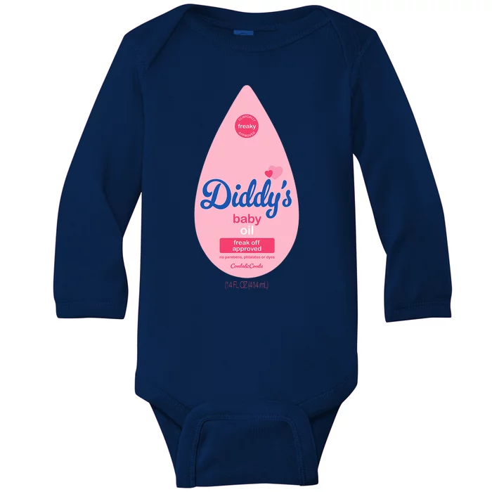 Baby Oil Costume Funny Bottle For Halloween Baby Long Sleeve Bodysuit