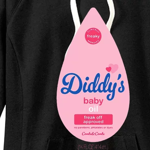 Baby Oil Costume Funny Bottle For Halloween Women's Fleece Hoodie