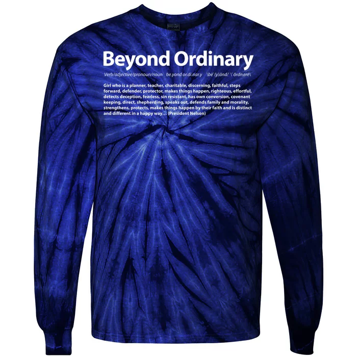 Beyond Ordinary Definition Tie-Dye Long Sleeve Shirt