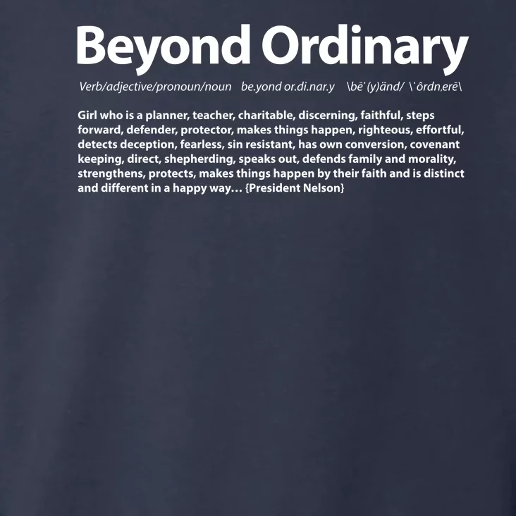 Beyond Ordinary Definition Toddler Hoodie