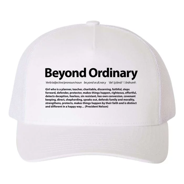 Beyond Ordinary Definition Yupoong Adult 5-Panel Trucker Hat