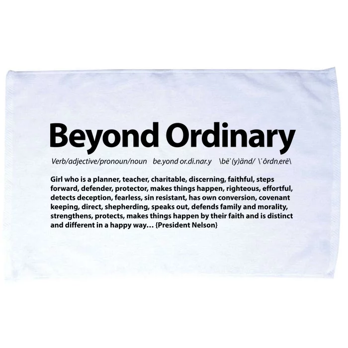 Beyond Ordinary Definition Microfiber Hand Towel