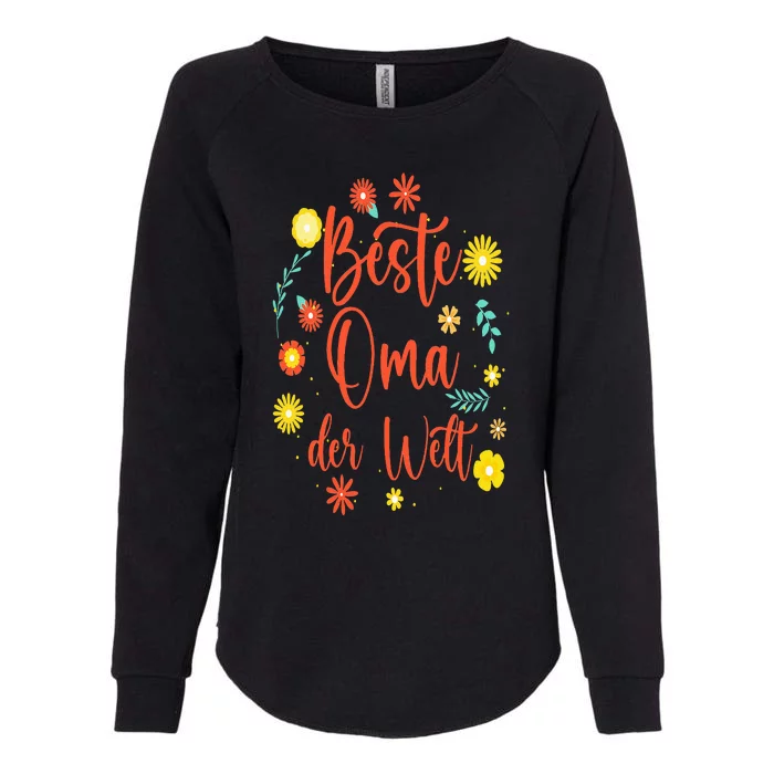 Beste Oma Der Welt Womens California Wash Sweatshirt