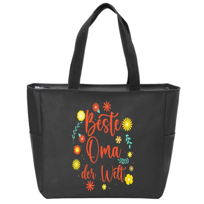 Beste Oma Der Welt Zip Tote Bag