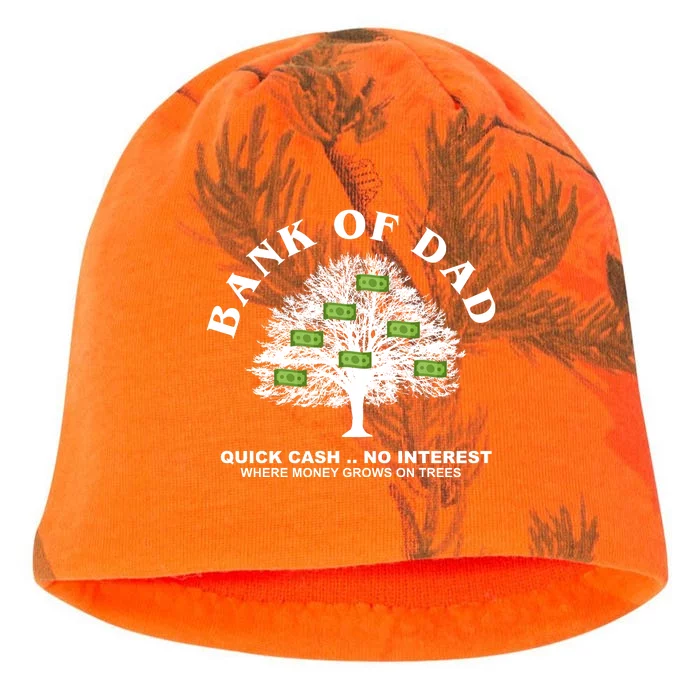 Bank Of Dad Quick Cash No Interest Funny Gift Kati - Camo Knit Beanie