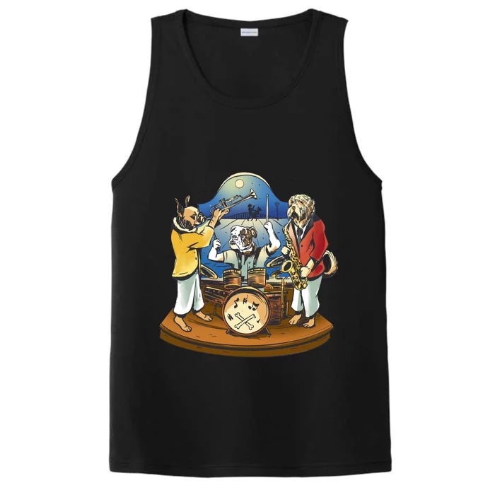 Band Of Dog Musicians Performance Tank