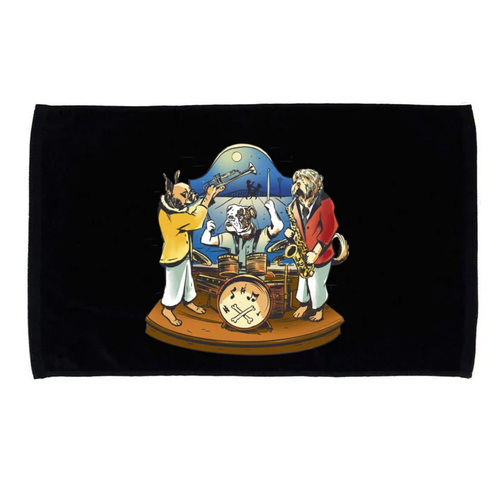 Band Of Dog Musicians Microfiber Hand Towel