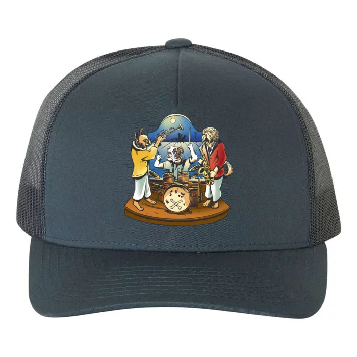 Band Of Dog Musicians Yupoong Adult 5-Panel Trucker Hat