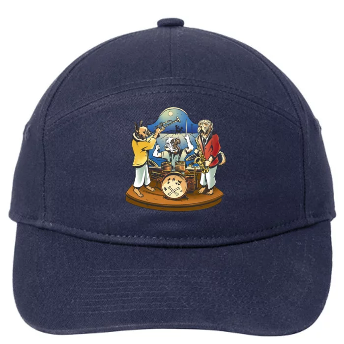 Band Of Dog Musicians 7-Panel Snapback Hat