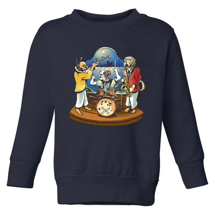 Band Of Dog Musicians Toddler Sweatshirt