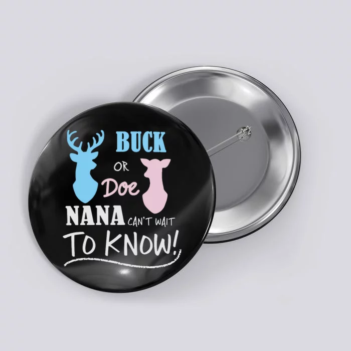 Buck Or Doe Gender Reveal Party Button