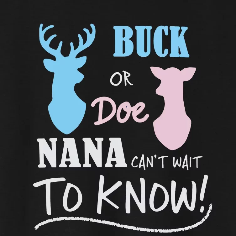 Buck Or Doe Gender Reveal Party Women's Crop Top Tee