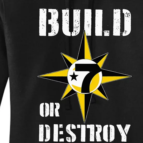 Build Or Destroy Mathematics Allah 5 Percent Godbody Nge God Women's Pullover Hoodie