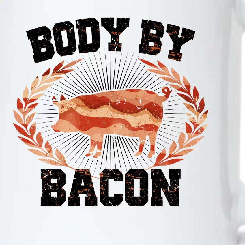 Body By Bacon Black Color Changing Mug