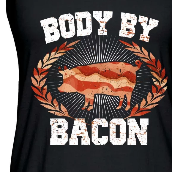 Body By Bacon Ladies Essential Flowy Tank