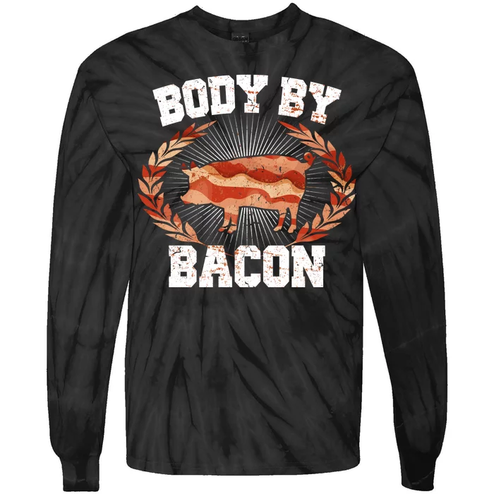 Body By Bacon Tie-Dye Long Sleeve Shirt