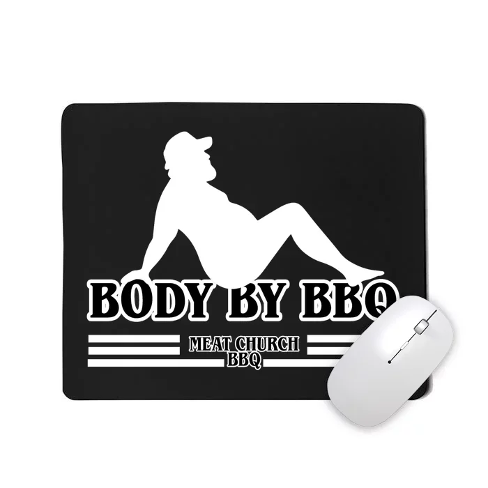 Body By BBQ Vintage Meat Church Mousepad