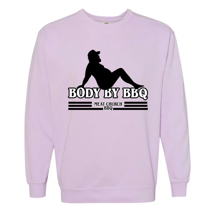 Body By BBQ Vintage Meat Church Garment-Dyed Sweatshirt