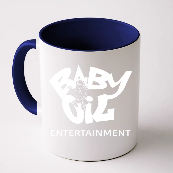 Baby Oil Entertainment Gift Front & Back Coffee Mug