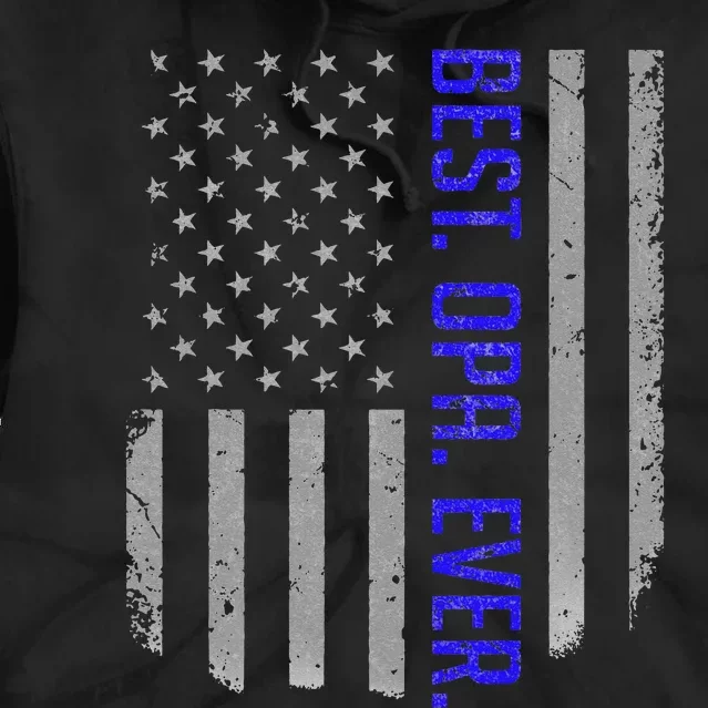 Best Opa Ever American Dad Flag Gifts For Fathers Day Tie Dye Hoodie