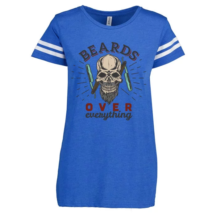 Beards Over Everything Enza Ladies Jersey Football T-Shirt