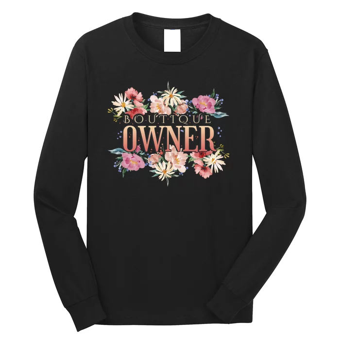 Boutique Owner Floral Long Sleeve Shirt