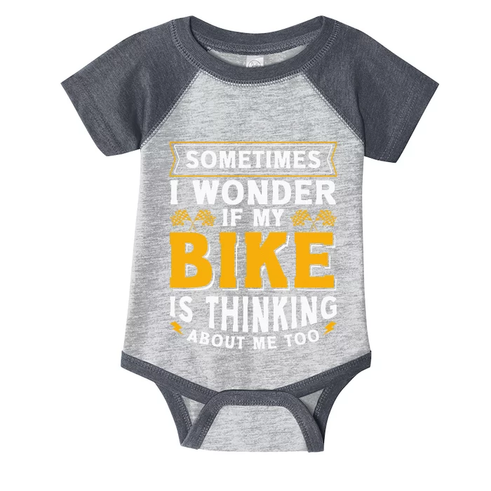 Biker Outfit Funny Motorcycle Quotes Accessories For Men Infant Baby Jersey Bodysuit