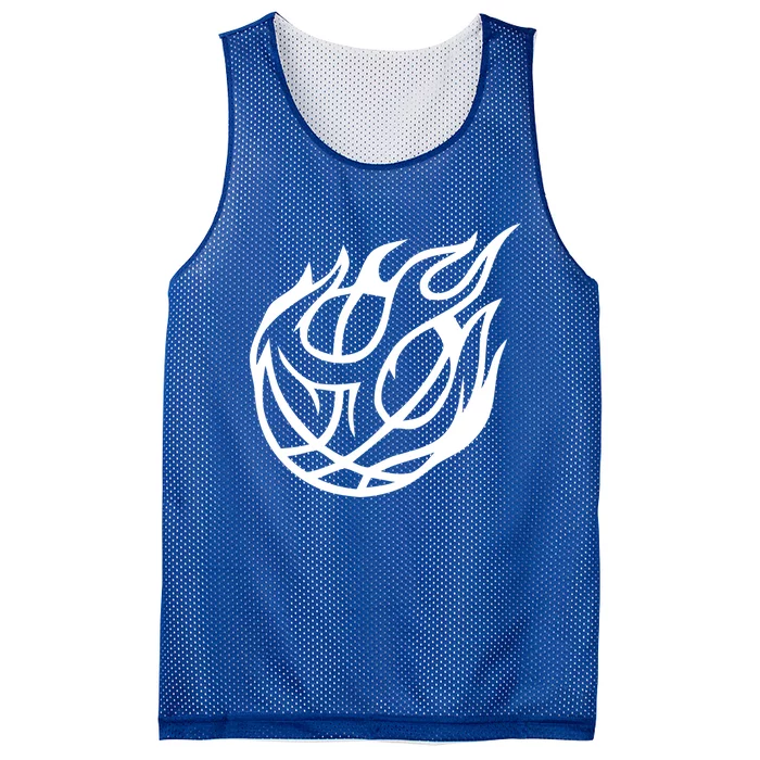 Basketball On Fire Gift Basketball Gift Mesh Reversible Basketball Jersey Tank