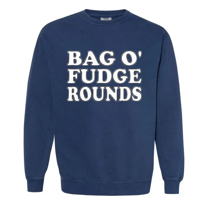 BAG O FUDGE ROUNDS HALLOWEEN COSTUME Garment-Dyed Sweatshirt