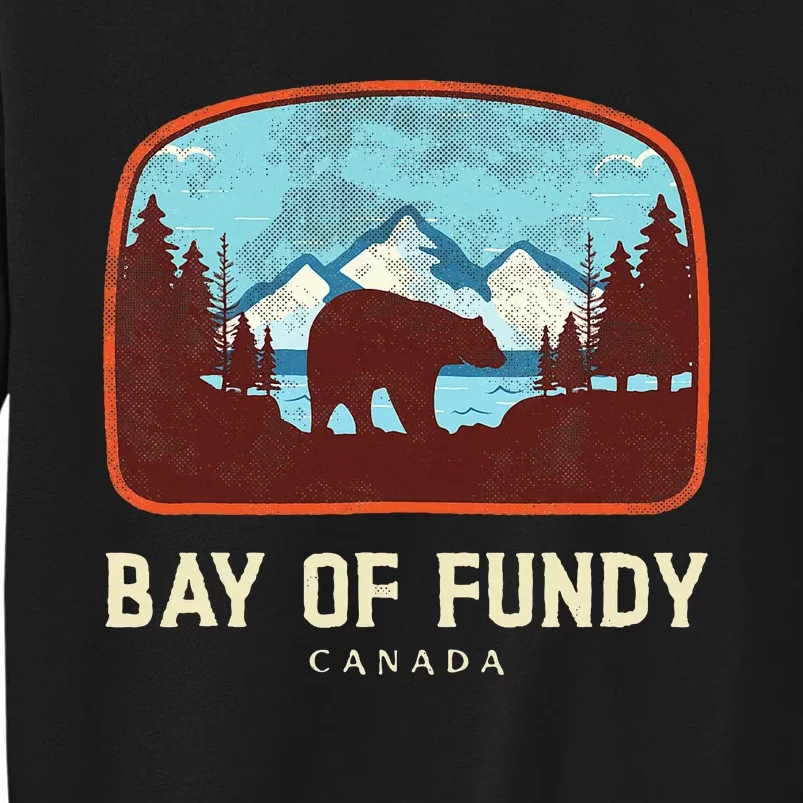 Bay Of Fundy Canada Tall Sweatshirt