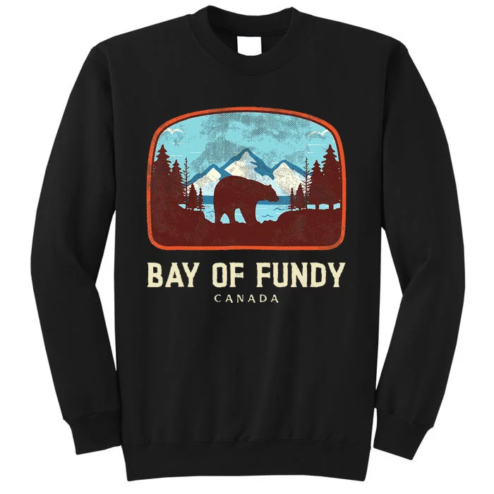 Bay Of Fundy Canada Tall Sweatshirt