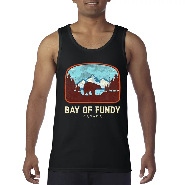 Bay Of Fundy Canada Tank Top