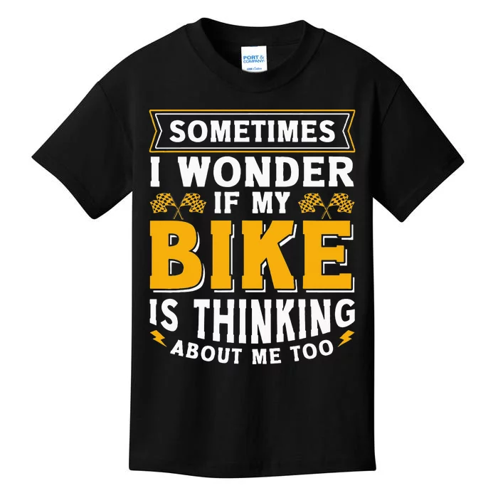 Biker Outfit Funny Motorcycle Quotes Accessories For Men Kids T-Shirt