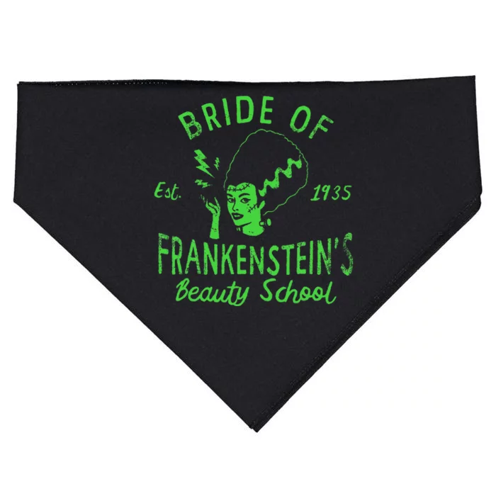 Bride Of Frankensteins Beauty School USA-Made Doggie Bandana