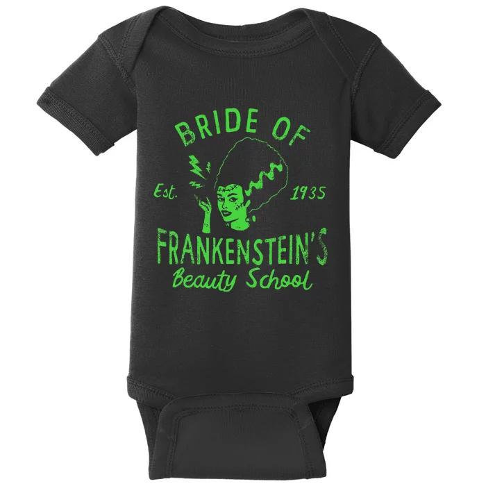 Bride Of Frankensteins Beauty School Baby Bodysuit