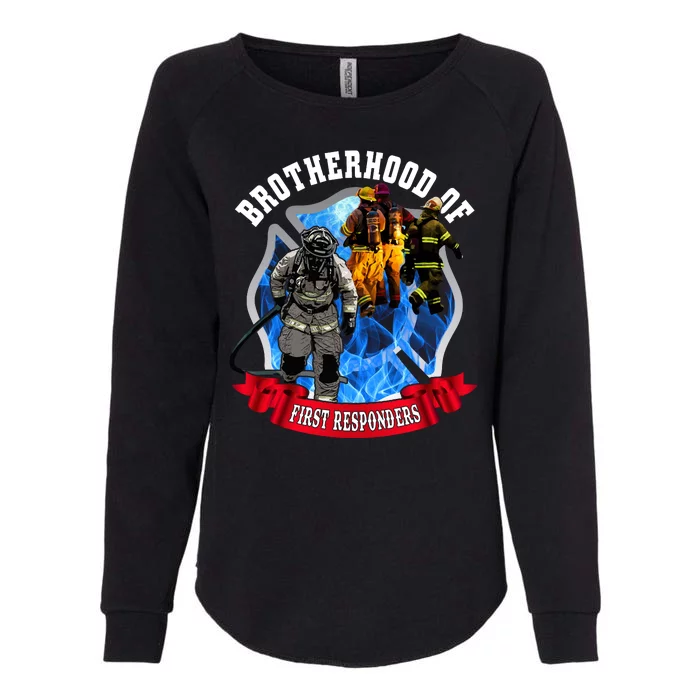 Brotherhood Of First Responders Womens California Wash Sweatshirt