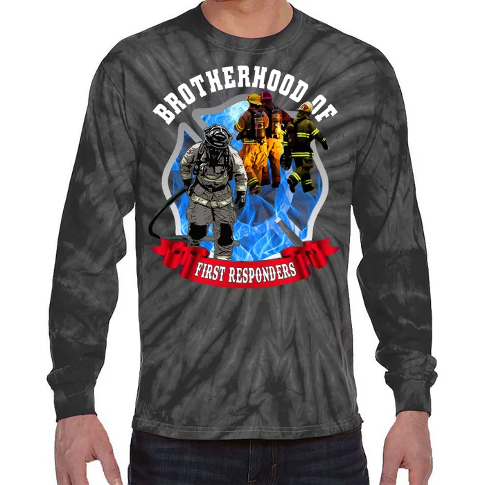 Brotherhood Of First Responders Tie-Dye Long Sleeve Shirt