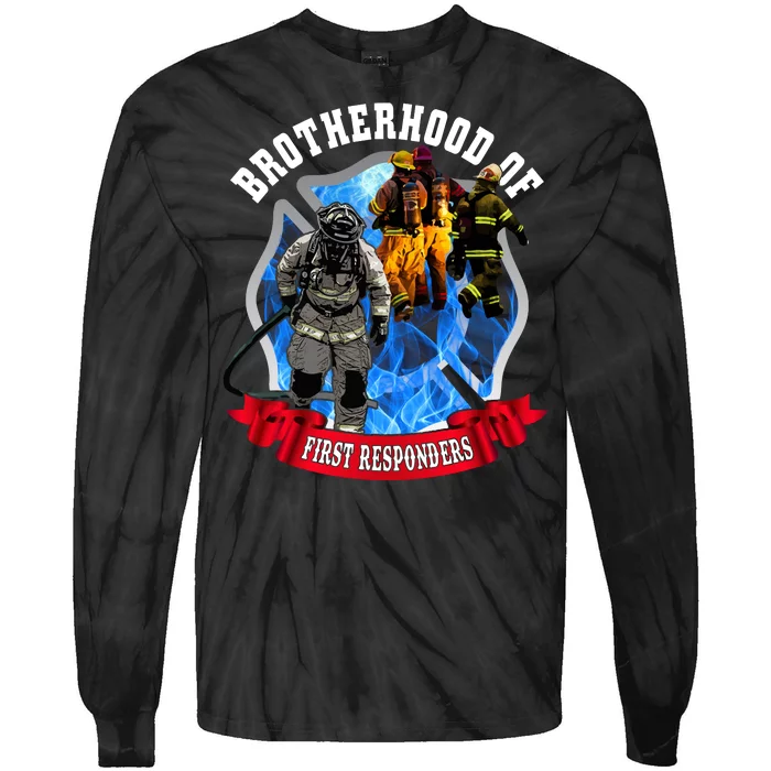 Brotherhood Of First Responders Tie-Dye Long Sleeve Shirt