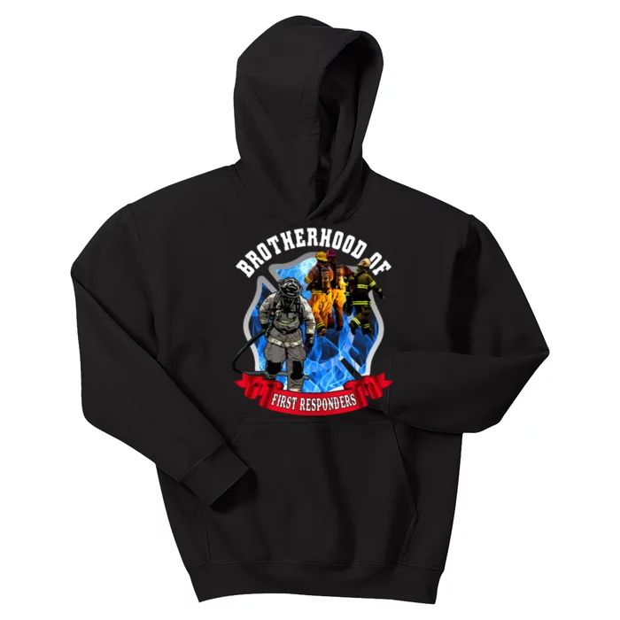 Brotherhood Of First Responders Kids Hoodie