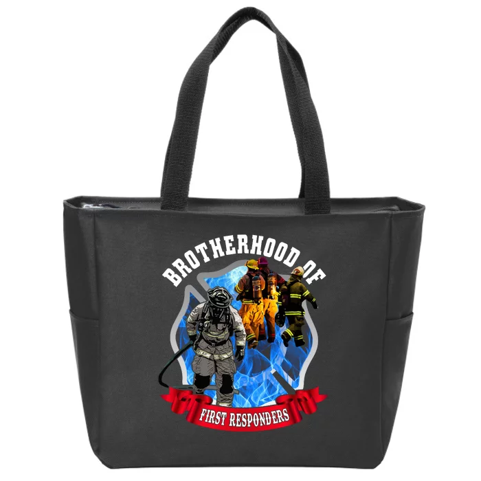 Brotherhood Of First Responders Zip Tote Bag