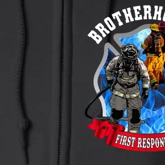 Brotherhood Of First Responders Full Zip Hoodie